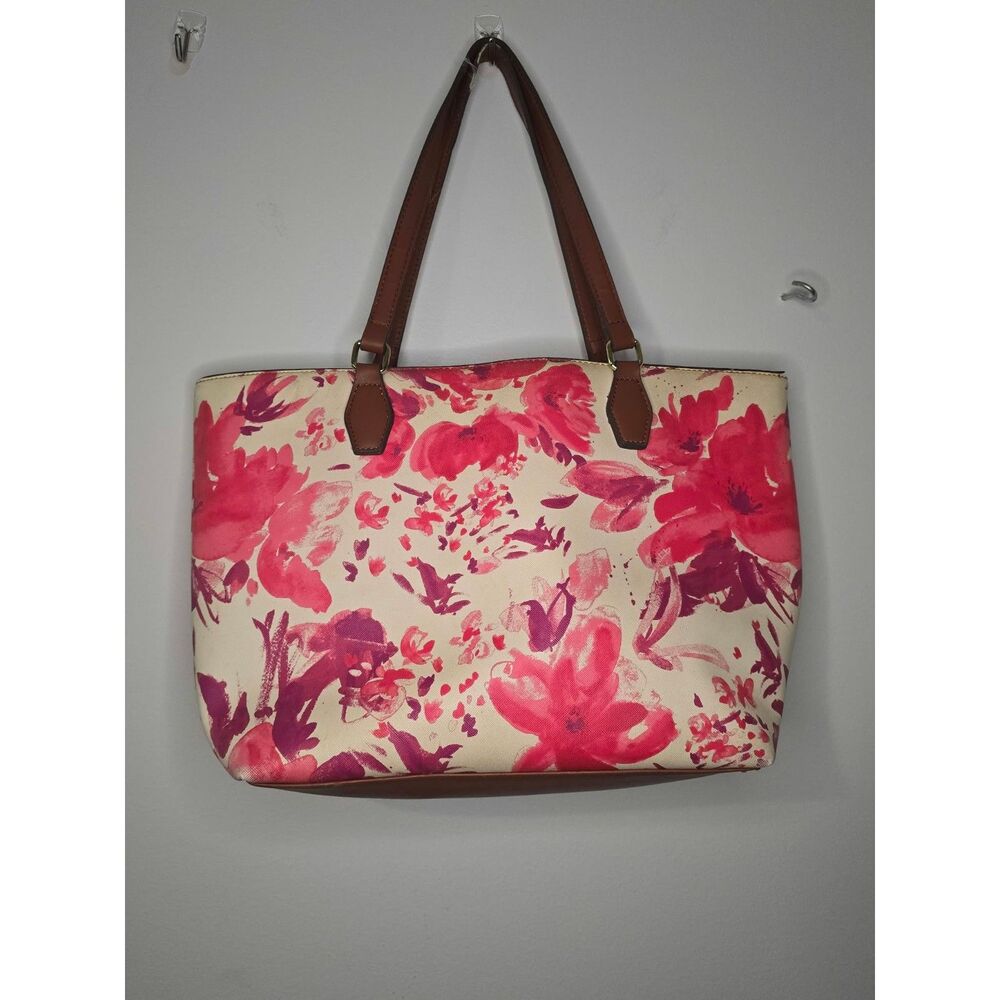 Anne Klein Pink Floral Purse